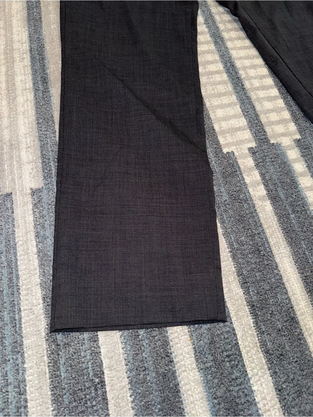 Banana Republic Men's Charcoal Slim Fit Wool Dress Pants 36x34 Straight Leg